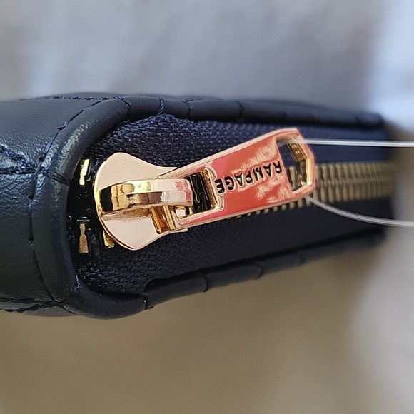 Rampage faux leather wallet, navy blue, NWT - Picture 3 of 4